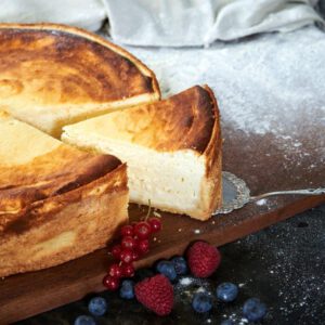 KücheDaheim - Käsekuchen angeschnitten